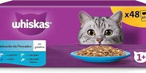 Whiskas Våtmat för Katter - Fisk i Gelé (Multipack 4 x 12 x 85 g)