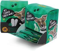 Puppy Crush Fingertandservetter för Husdjur - Mint (50 st)