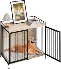 EUGAD Hundbur med Dörr - Hemmets Trygga Hundkoja