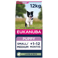 Eukanuba Valpfoder Lam och Ris för Små och Medelstora Raser