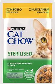 Purina Cat Chow Våtmat för Steriliserad Katt med Kyckling - 26 Dospåsar 85g