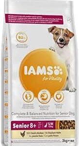 IAMS Senior Torrfoder med Kyckling för Äldre Hundar